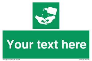 Custom Safe Condition Hand sanitiser